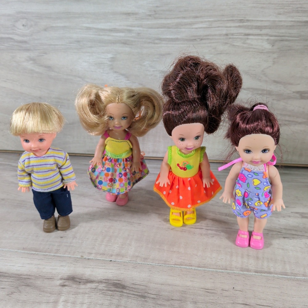 Kelly doll Mattel LOT OF 4 Mattel Barbie Vintage 1994 - 4"